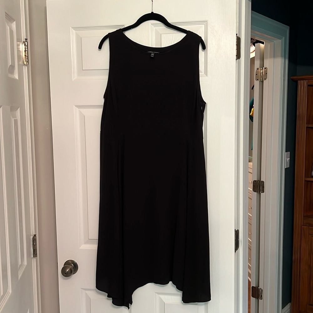 Eileen Fisher Black Silk Dress